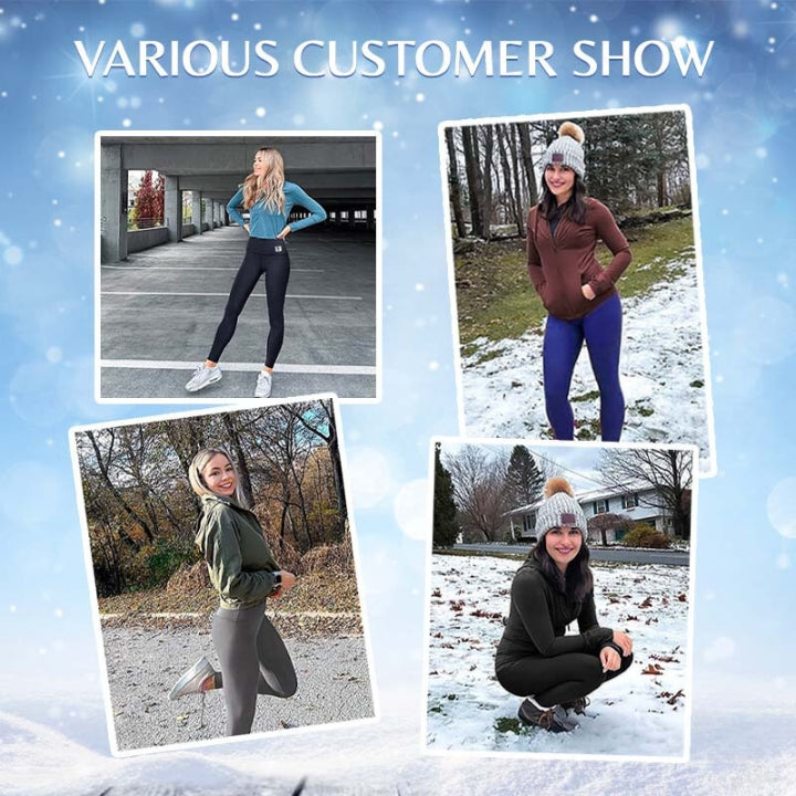 Fivfivgo™ Winter Thermal Leggings High Waisted Pants for Women