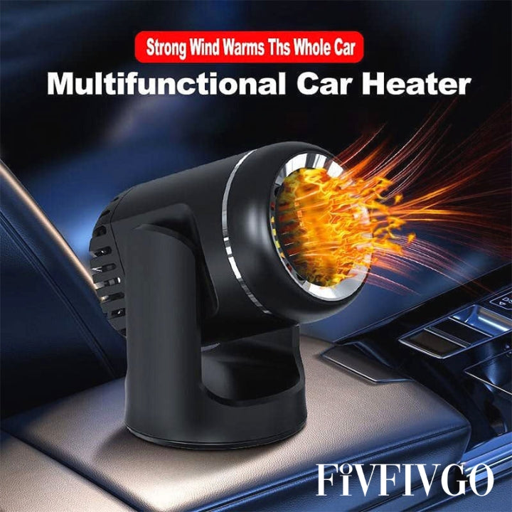 Fivfivgo™ Réchauffeur de voiture Portable Rotatif à 360° pour un déneigement Facile