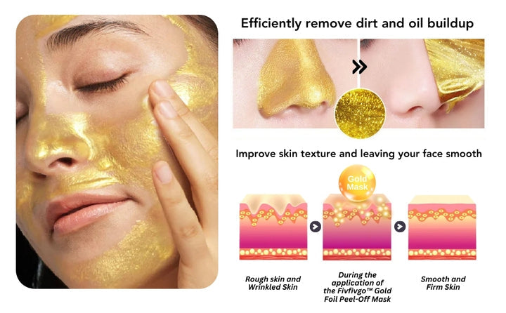 Fivfivgo™ Goldfolien-Peel-Off-Maske