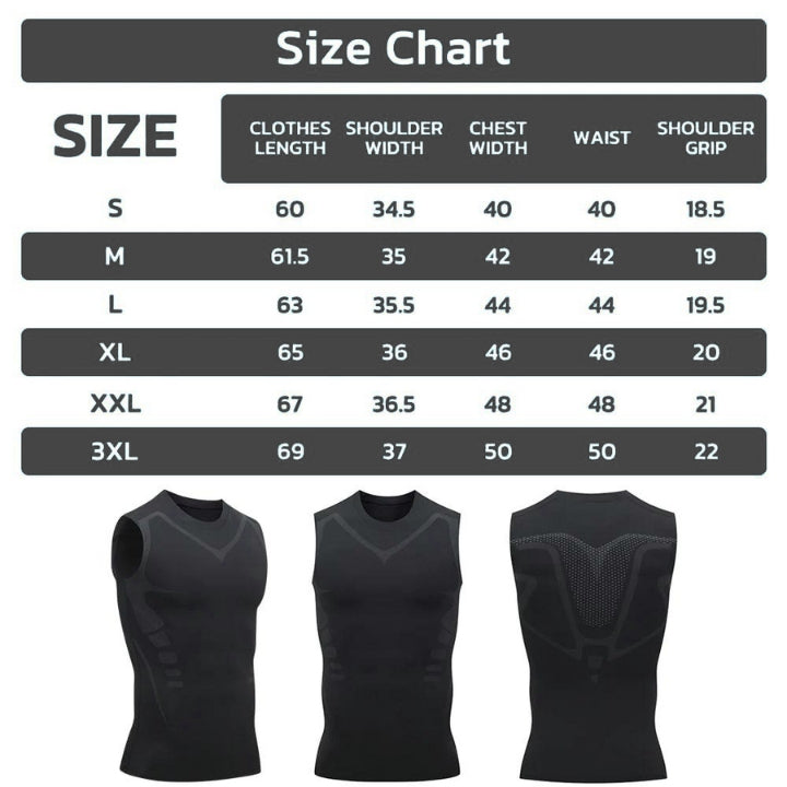 Fivfivgo™ MENIONIC Tourmaline PostureCorrector Vest
