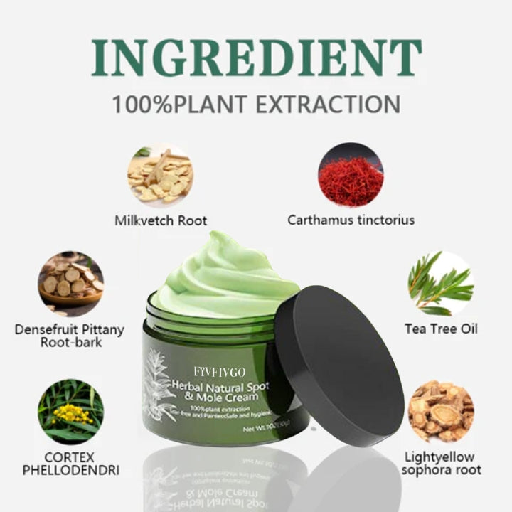 Fivfivgo™ Herbes Naturel Tache & Mole Crème