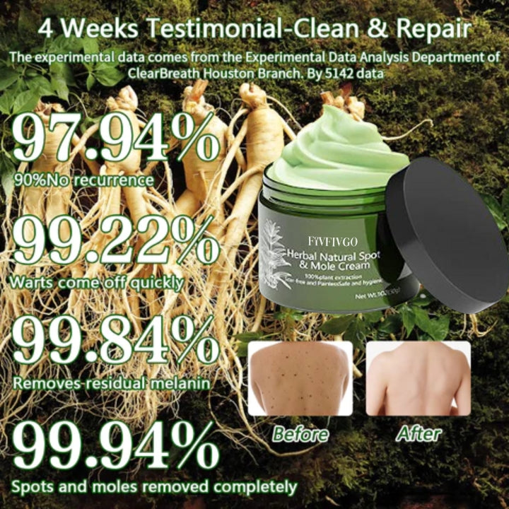 Fivfivgo™ Herbes Naturel Tache & Mole Crème