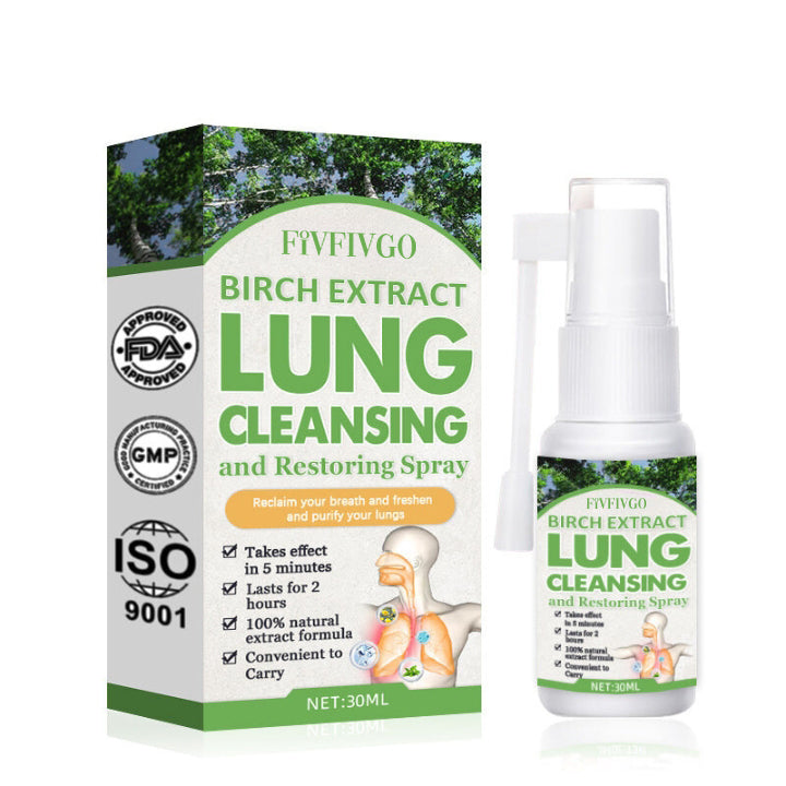 Fivfivgo™ Birkenextrakt-Lungenreinigungs- und Wiederherstellungsspray