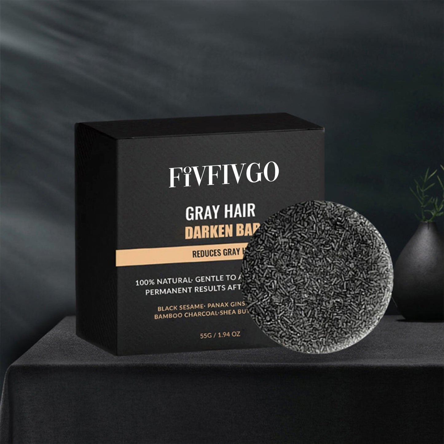 Fivfivgo™ Savon shampoing assombrissant