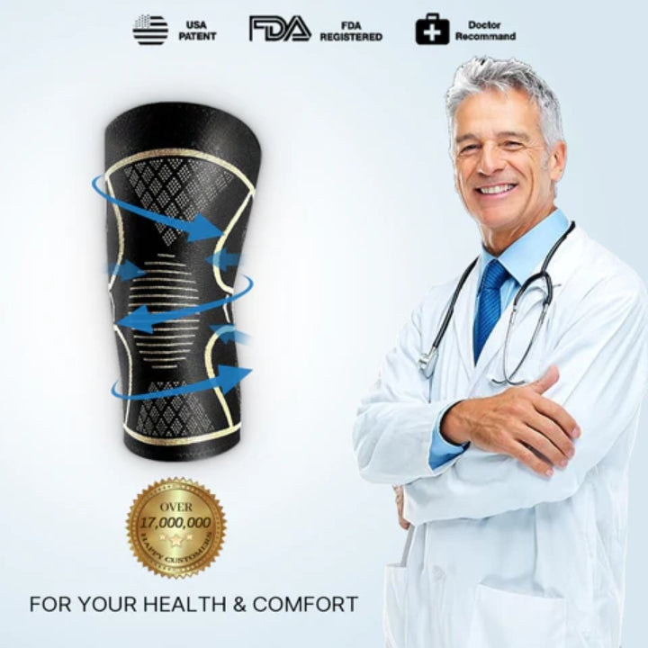 Fivfivgo™ Ice Slik Tourmaline Shaping Knee Sleeve