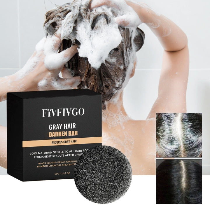 Fivfivgo™ Savon shampoing assombrissant