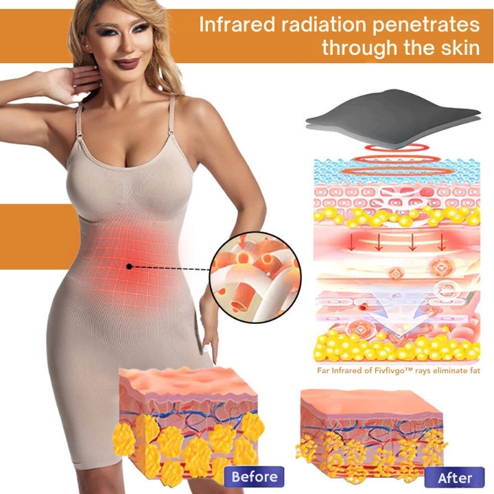 Fivfivgo™ IonFiber Far Infrared Restoration Shaper Bodysuit