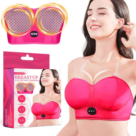 Fivfivgo™ BreastUp MicroCurrent Electric Bust Massager