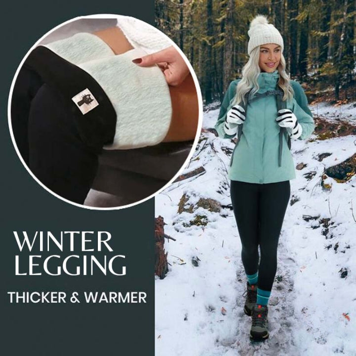 Fivfivgo™ Pantalon d'hiver thermique à taille haute pour femmes