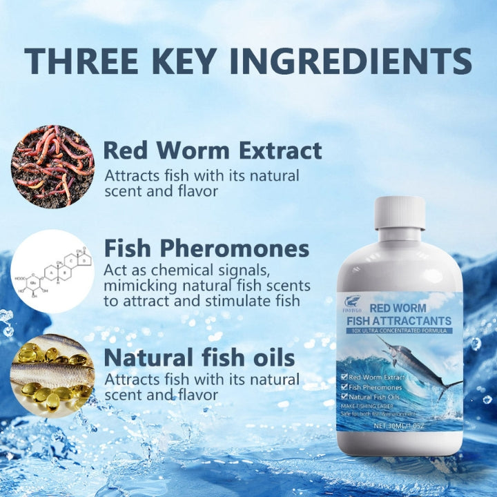 Fivfivgo™ Red Worm Fish Attractant