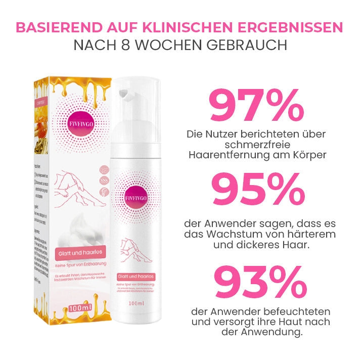 Fivfivgo™ GlatterSchwung Bienenwachs-Haarentfernungsmousse