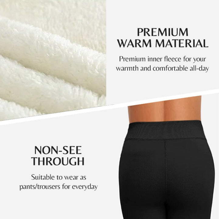 Fivfivgo™ Winter Thermal Leggings High Waisted Pants for Women
