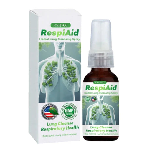 Fivfivgo™ RespiAid Spray Nettoyant pour les Poumons à Base de Plantes