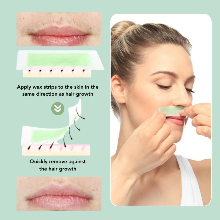 Fivfivgo™ FacePerfect Precise Area Facial Wax Strips