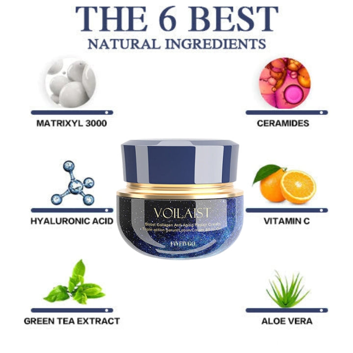 Fivfivgo™ Voilaist Öka Kollagen Anti-Aging Reparation Grädde