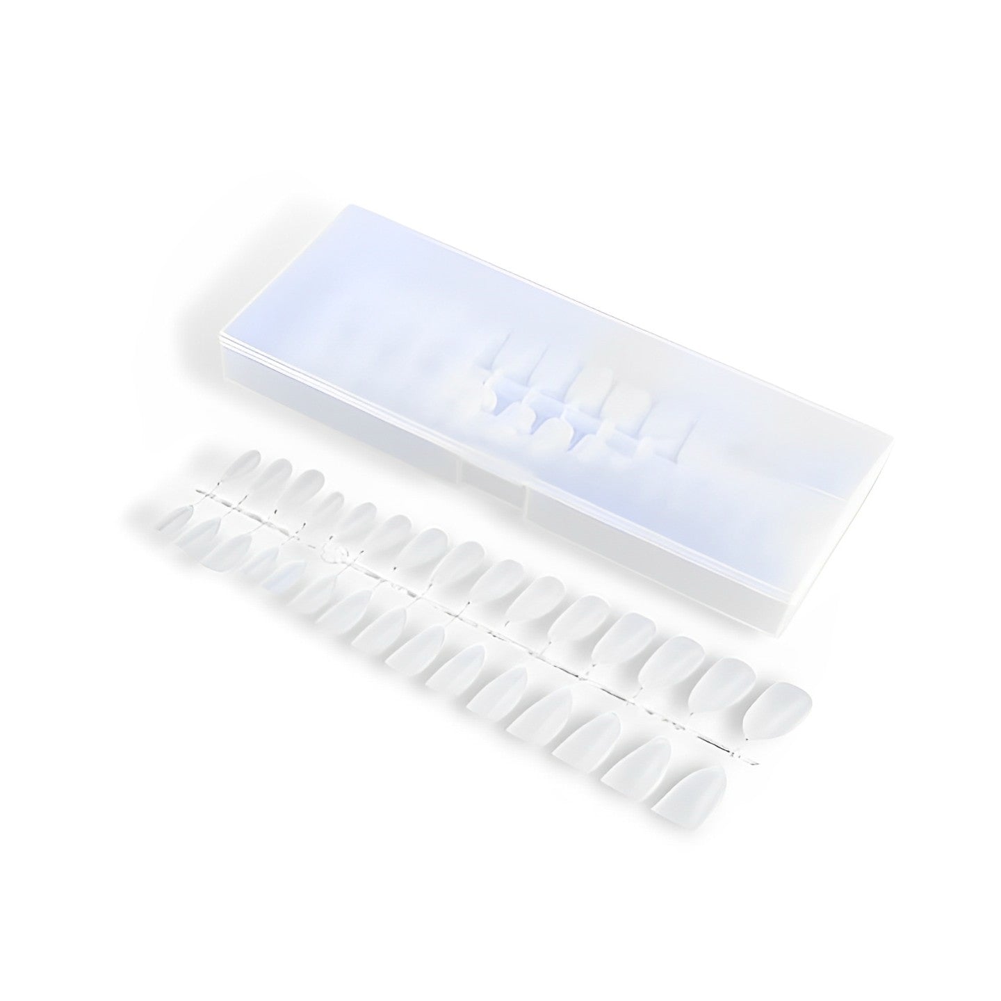 Ultra Thin Realistic False Nails Extension Nail Every Day And Night #01 Short Almond 1 Set 