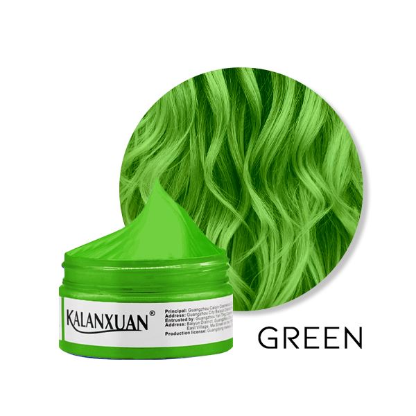 Temporary Hair Color Wax Hair Color Every Day And Night Green 
