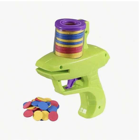 Flying saucer foam disk launcher