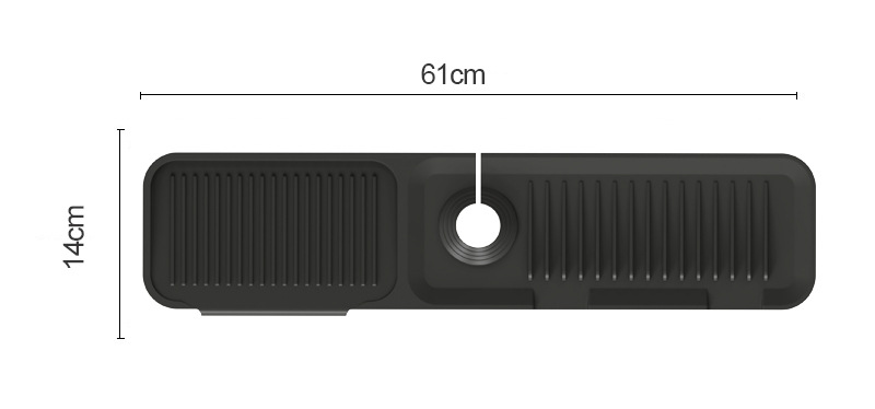 Fivfivgo™ Tapis anti-éclaboussures pour robinet d'évier