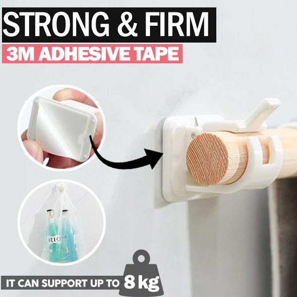 Nail-free Adjustable Rod Bracket Holders