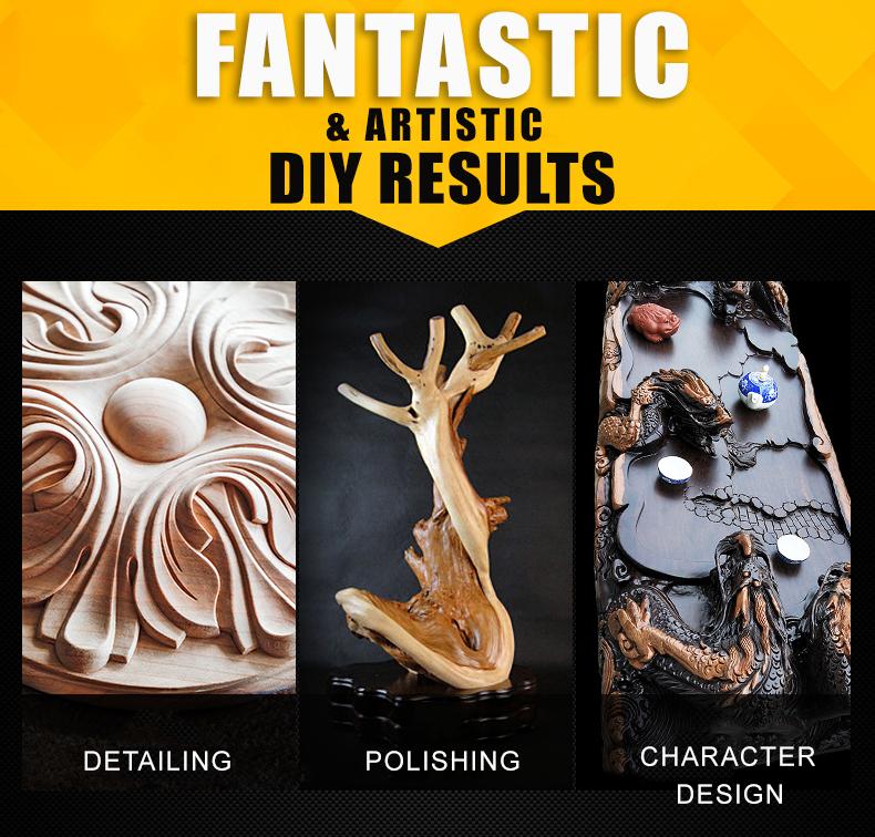 Spherical Wood Carving Bits