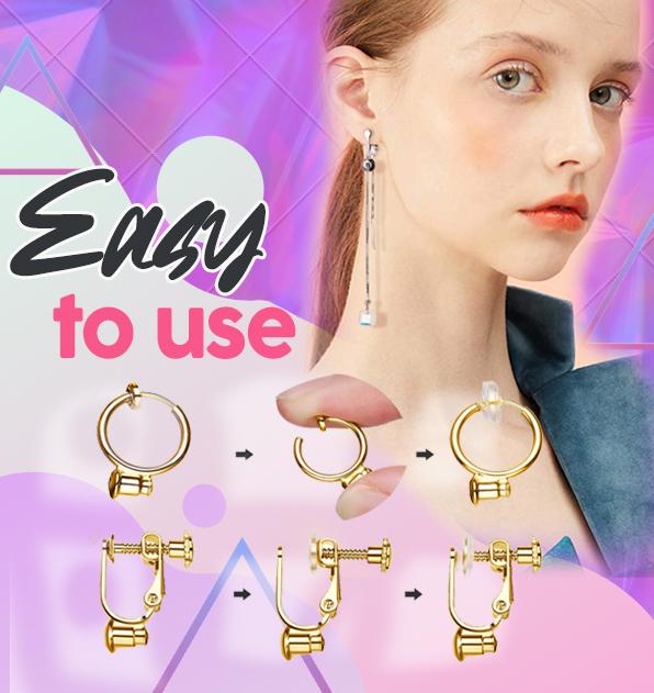 Clip-on Earring Converters