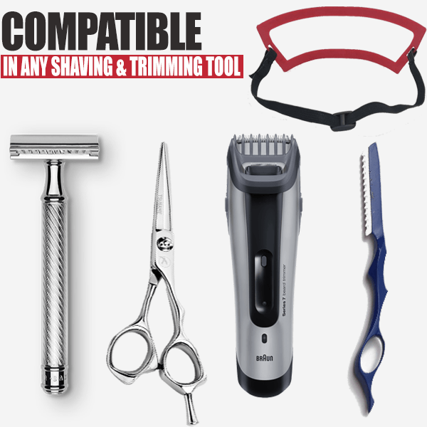 Neckline Shaving Template