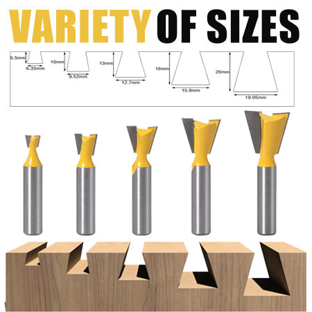 Shank Dovetail Joint Router Bit