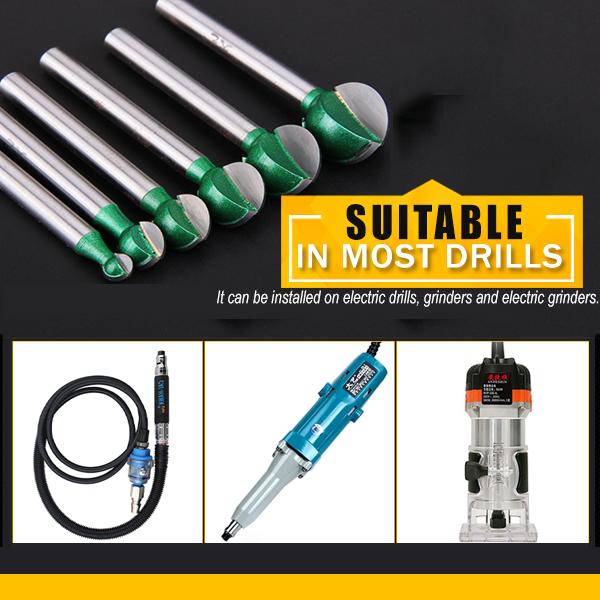 Spherical Wood Carving Bits