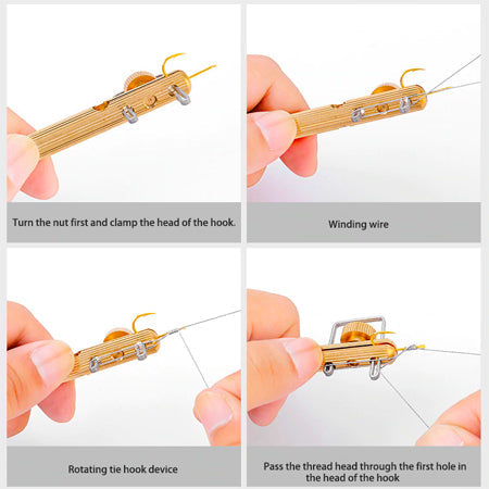 Fast Fishing Knot Tying Tool