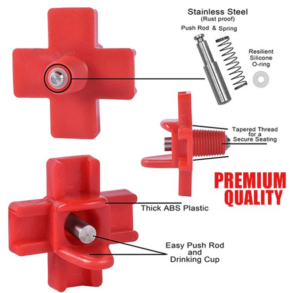 Side Mount Chicken Waterer