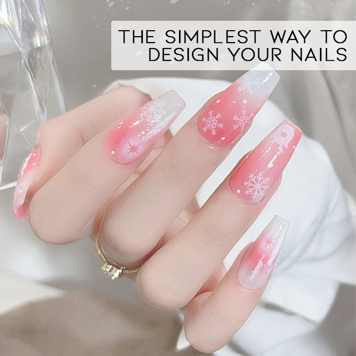 Christmas Snowflake Nail Sticker Set Nail Every Day And Night 