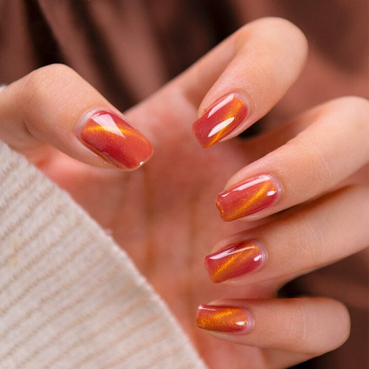 Semi-Transparent Cat Eye Nail Gel Every Day And Night 