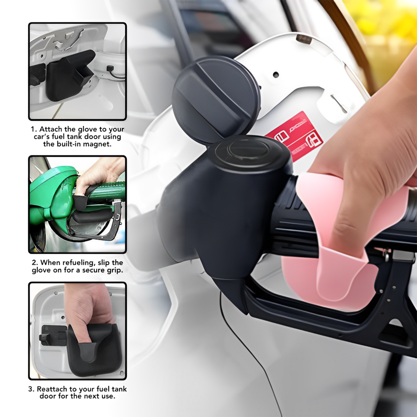 Reusable Silicone Fuel Glove