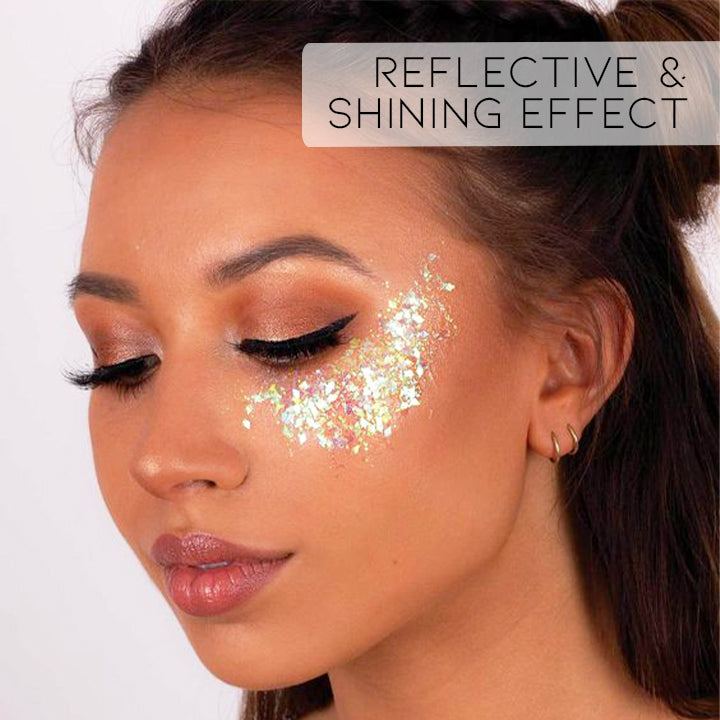 High Shine Body & Hair Large Glitter Gel Make-up Every Day And Night 