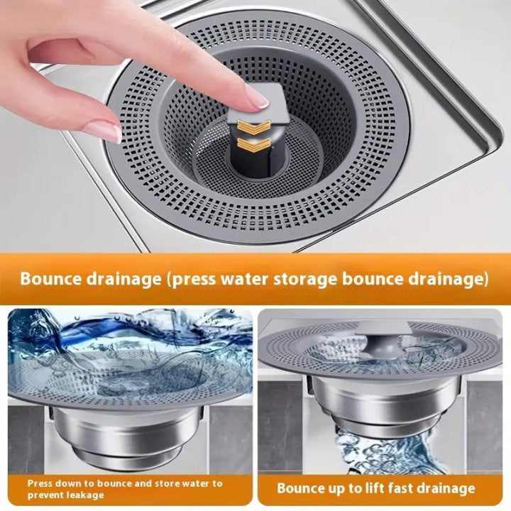 2025 Upgraded 3 in 1 Kitchen Sink Drain Strainer