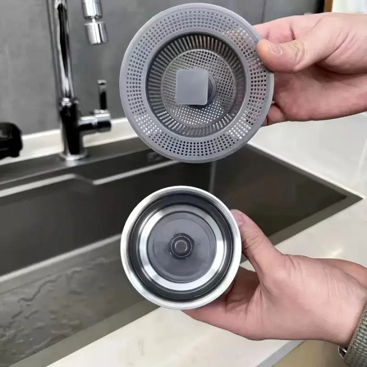 2025 Upgraded 3 in 1 Kitchen Sink Drain Strainer