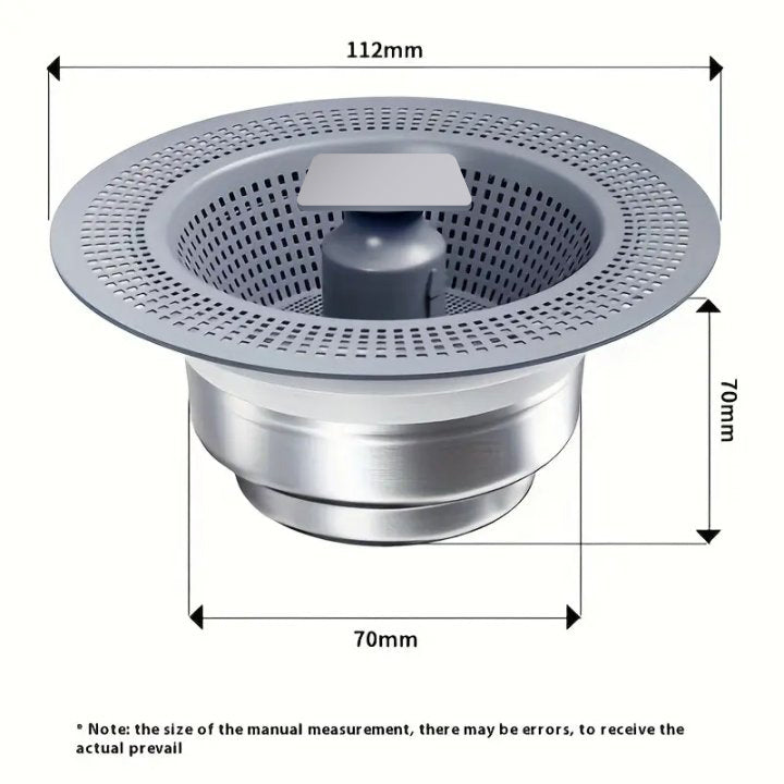 2025 Upgraded 3 in 1 Kitchen Sink Drain Strainer