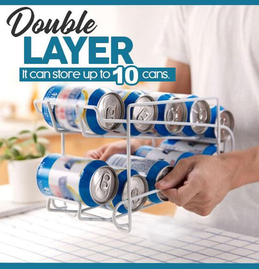 Double Layer Can Rack