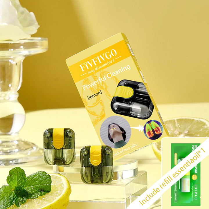 Fivfivgo™ Inhalateur nasal Instrument de nettoyage pulmonaire ultime