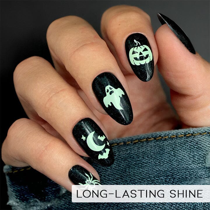 Halloween Glow in the Dark Nail Art Sticker 12pcs Set Nail Every Day And Night 