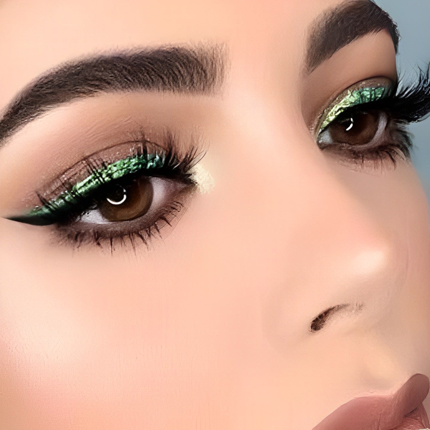 Reusable Instant Stick-On Glitter Eyeliner Make-up Every Day And Night 