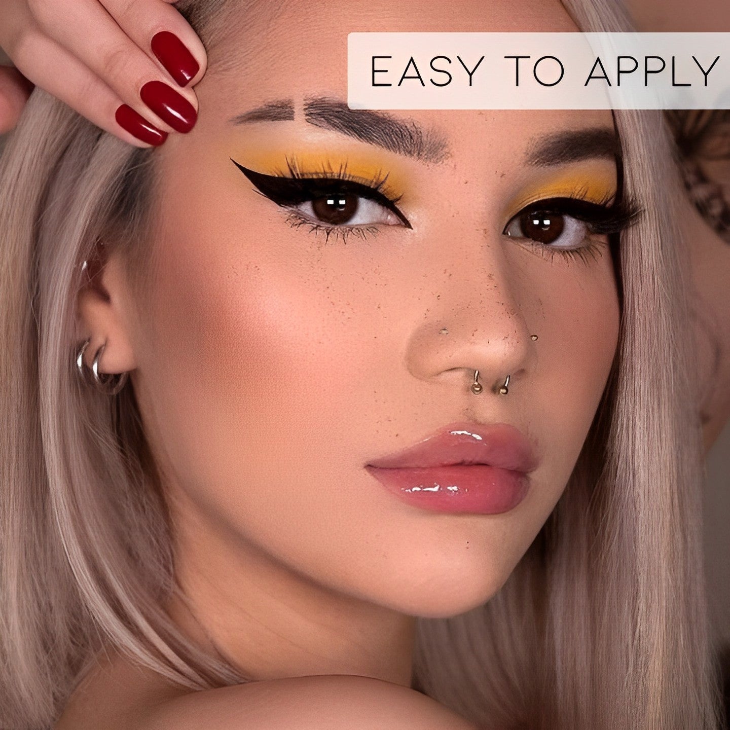 Reusable Instant Stick-On Glitter Eyeliner Make-up Every Day And Night 