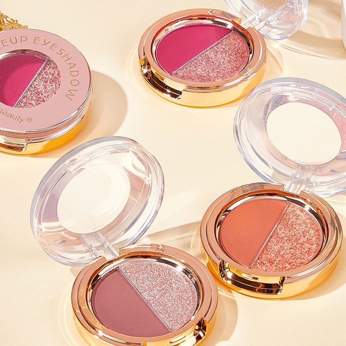 Matt & Shine 2-Tone Eyeshadow Make-up Every Day And Night 