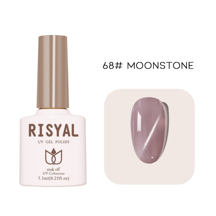 Semi-Transparent Cat Eye Nail Gel Every Day And Night 68# Moonstone 