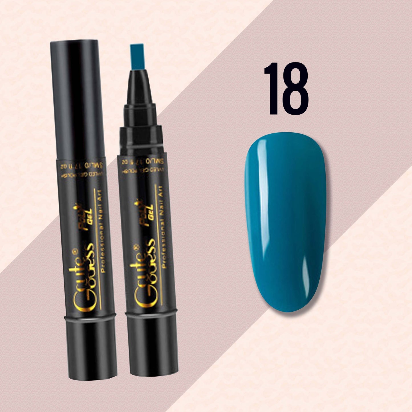 18 Colors One Step Nail Polish Pen