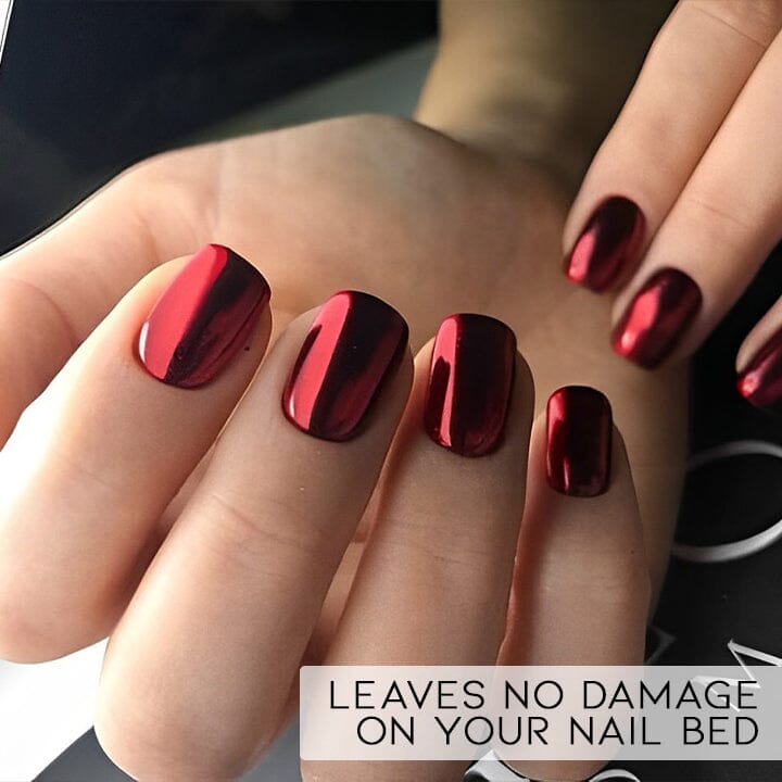 Ready To Go Mirror Chrome Nail Art False Nails Nail Every Day And Night 