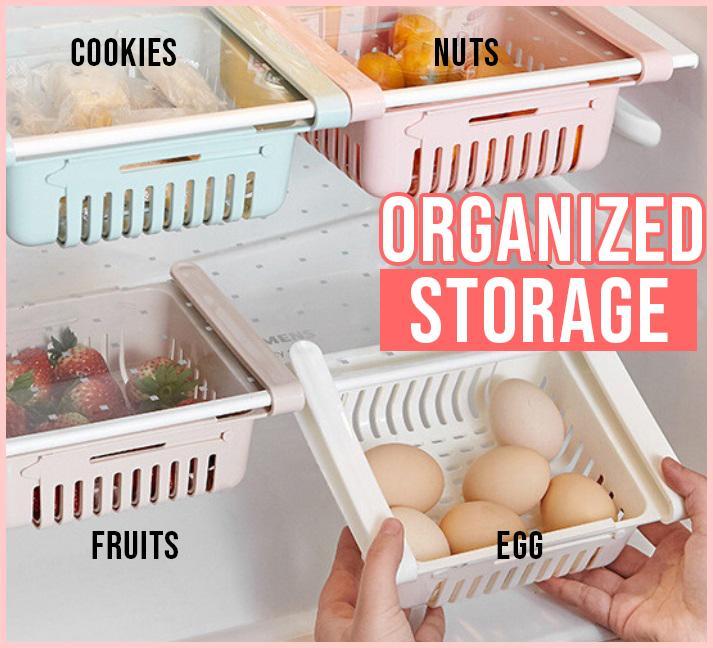 Refrigerator Partition Storage Rack