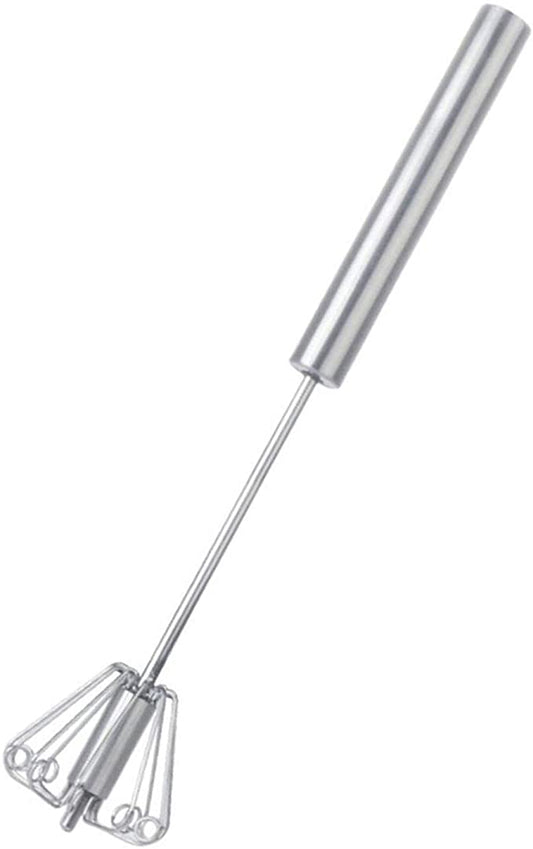 Stainless Steel Semi-Automatic Hand Push Whisk