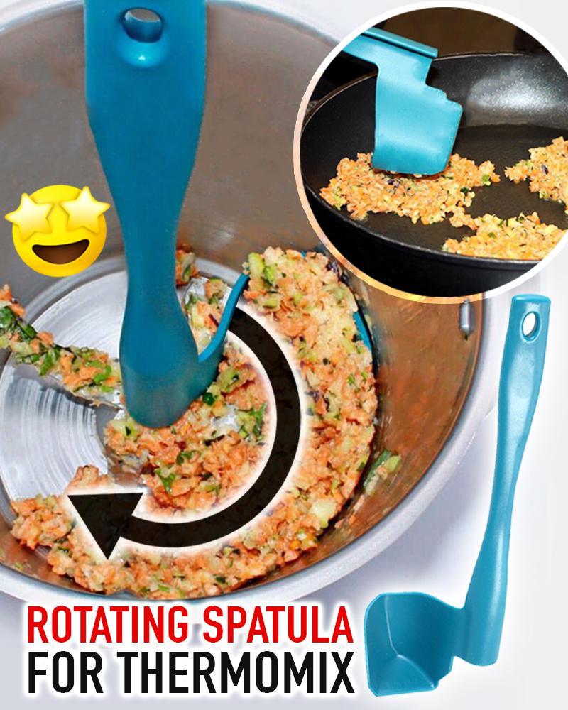 Rotating Spatula Scooping Thermomix Scraper